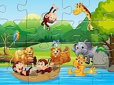 Animal Puzzle Game Image