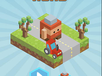 Blocky Road Game Image