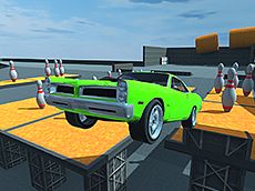 CRAZY CAR CRASH STUNTS BOWLING EDITION Game Image