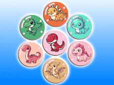 Dino Fusion Bubble Evolution Game Image