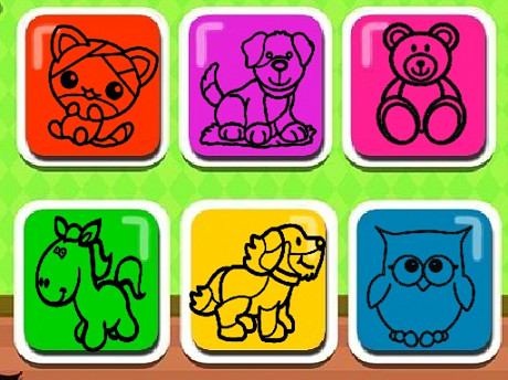 Easy Kids Coloring Game Game Image
