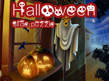 Halloween Slide Puzzle Game Image