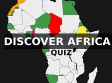 Location of African countries | Quiz Game Image