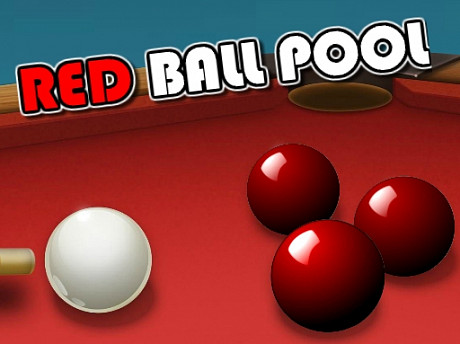 Red Ball Pool Game Image