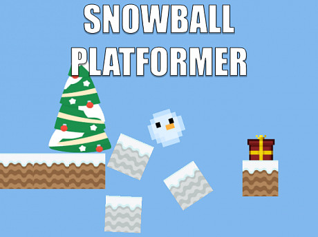 Snowball platformer Game Image