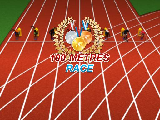 100 Meters Race Game Image