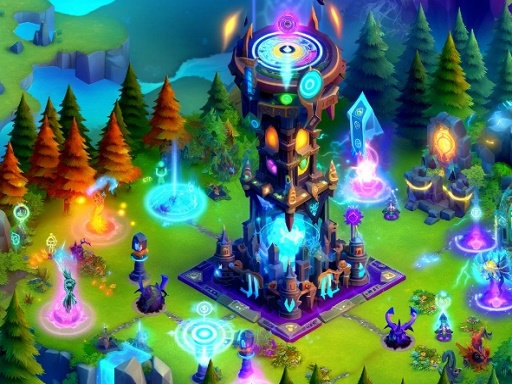 2D Fantasy Tower Defence Game Image