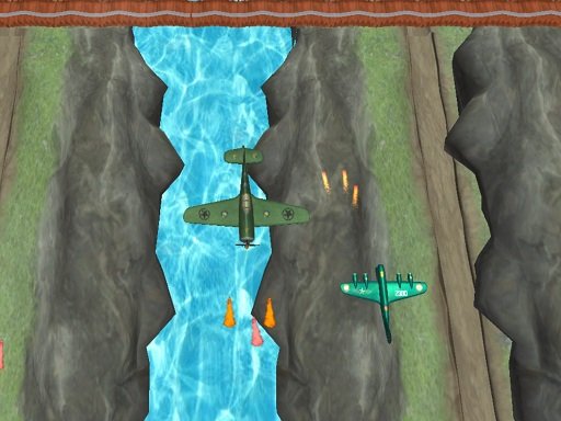 2D Game Ariplane Wars 1942 Game Image