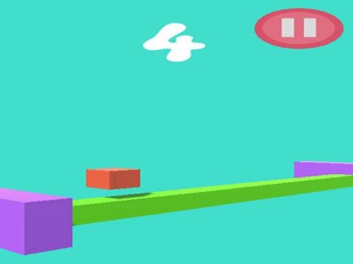 3D Cube Runner Game Image