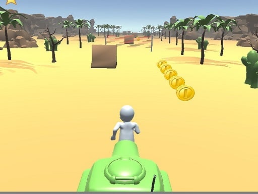 3D Desert Parkour Game Image