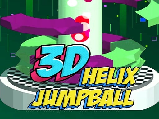 3D Helix Jump Ball Game Image