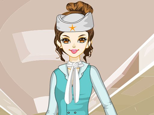 Air Hostess Dress up Game Image