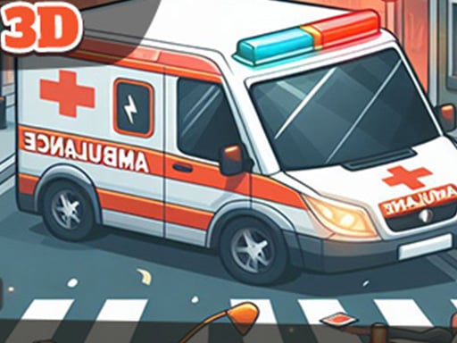 Ambulance Driver 3D Game Image