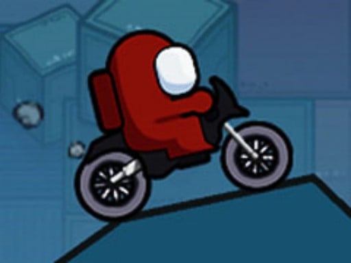 Among Us Bike Race Game Image