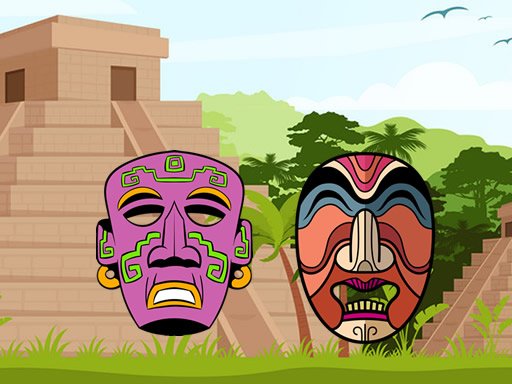 Ancient Aztec Coloring Game Image
