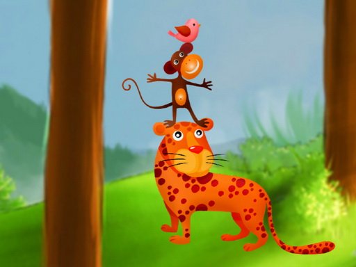 Animal Tower Puzzle Game Image