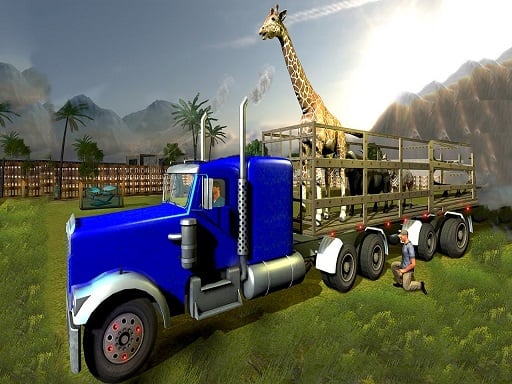 Animal Transport Truck 3D Game Game Image