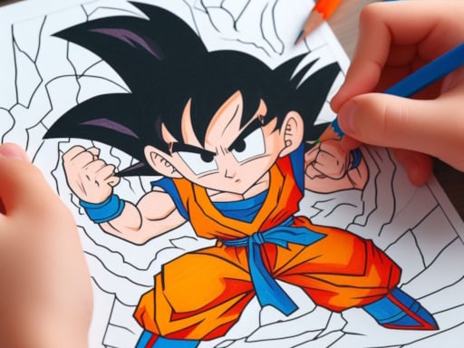 Anime Coloring Book Game Image