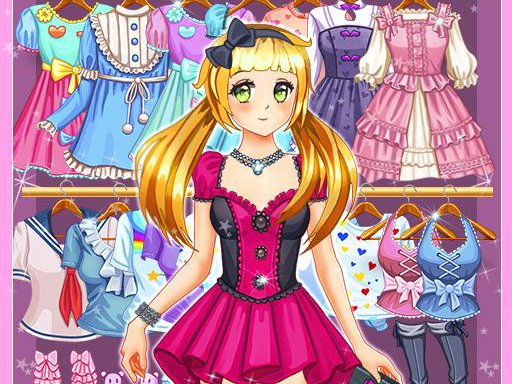 Anime Kawaii Dress Up Game Game Image