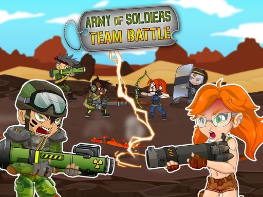 Army of soldiers : Team Battle Game Image