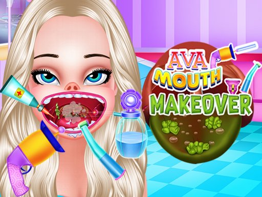 Ava Mouth Makeover Game Image