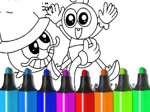 Baby Long Legs Coloring Pages Game Image