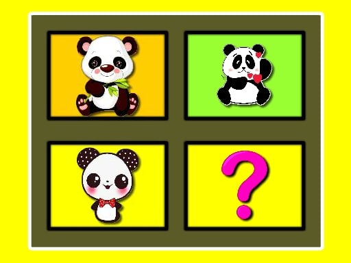 Baby Panda Memory Game Image