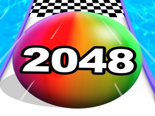 Ball Roll Color 2048 Game Image