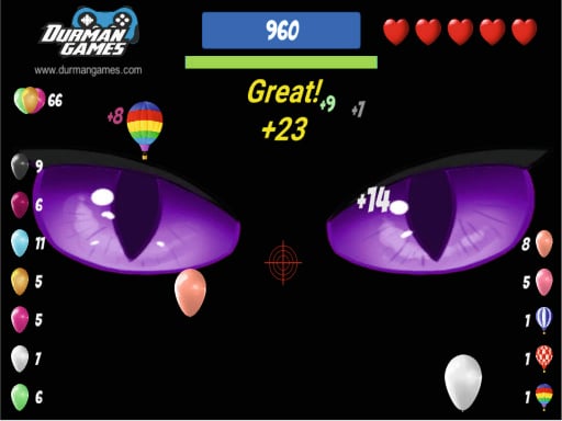 Ballon Shooting Creepy Game Image