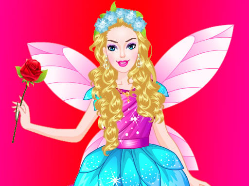 Barbie Angel Dress up Game Image
