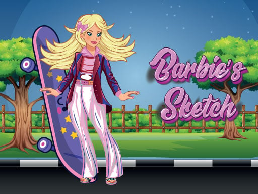 Barbie’s Sketch Game Image