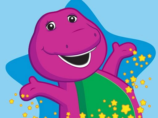 Barney Coloring Game Image