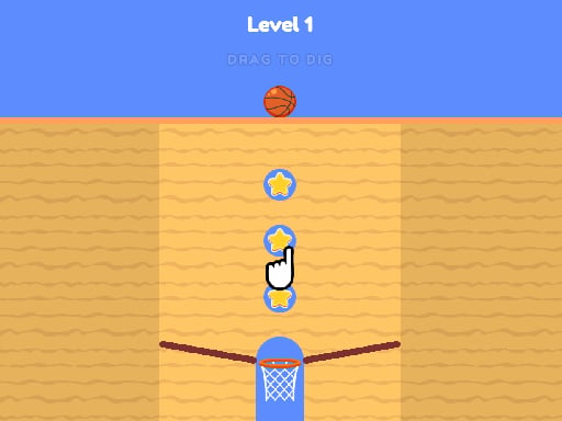 Basketball Dig Game Image