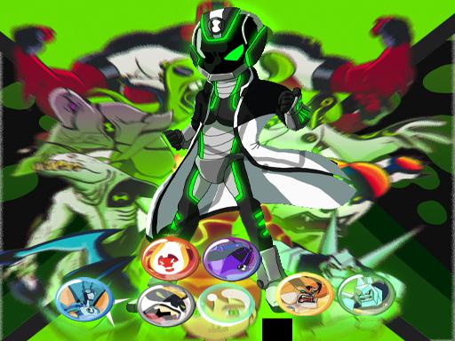 Ben 10 Halloween Bubble Shoot Game Image