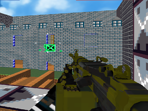 Blocky Combat Swat Fun 3D Game Image