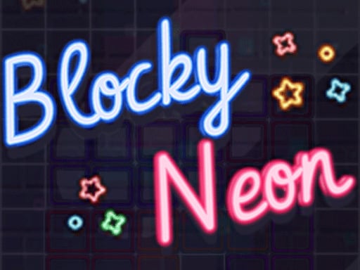 Blocky Neon Game Image