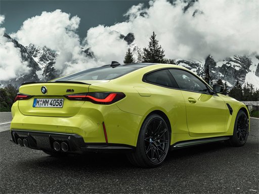 BMW M4 Coupe Puzzle Game Image