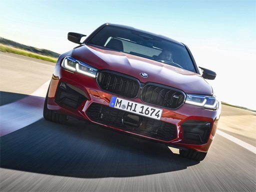 BMW M5 Competition Puzzle Game Image