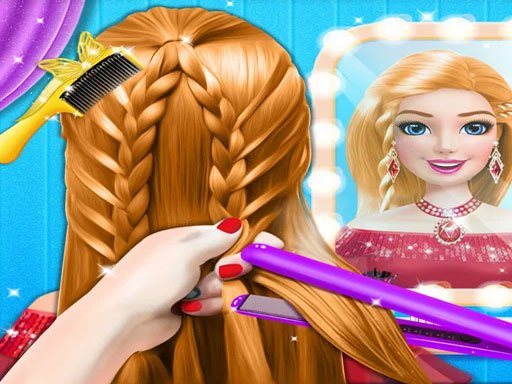Braided Hair Salon MakeUp Game Game Image