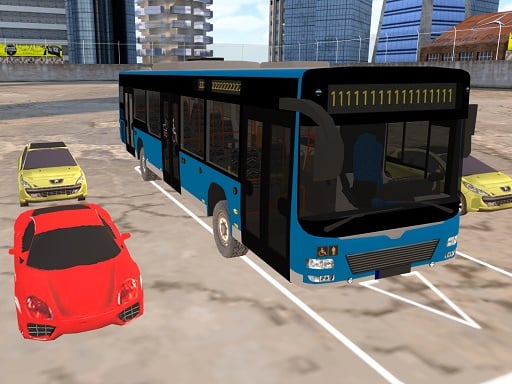 Bus Parking Cityscape Depot Game Image
