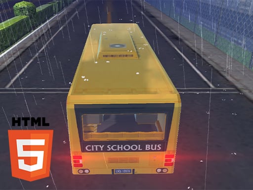 Bus School Driving 2023 Game Image