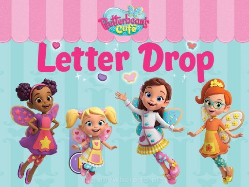 Butterbean Cafe: Letter Drop Game Image