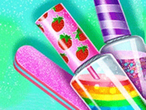 Candy Nail Art Fashion Salon Game Image