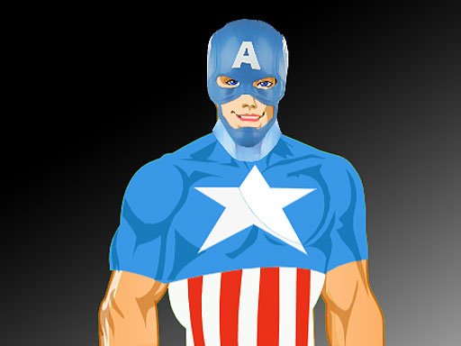 Captain America Dressup Game Image