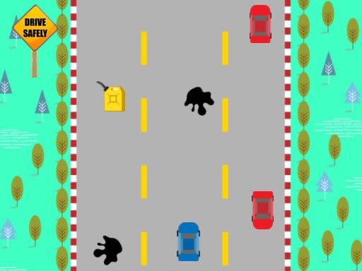 Car on The Road Game Image