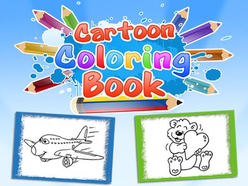 Cartoon Coloring Book Game Game Image