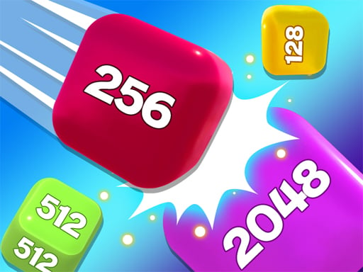 Chain Cube 2048 3D Merge Game Game Image