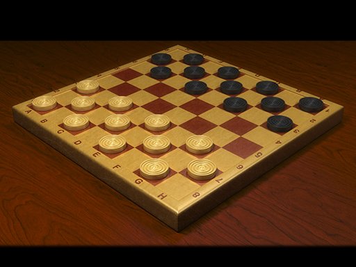 Checkers Dama chess board Game Image