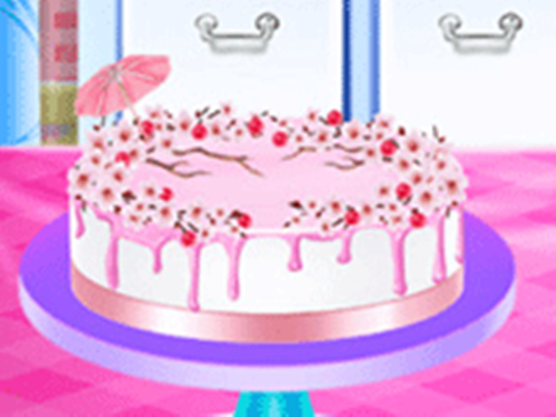 Cherry Blossom Cake Cooking - Food Game Game Image