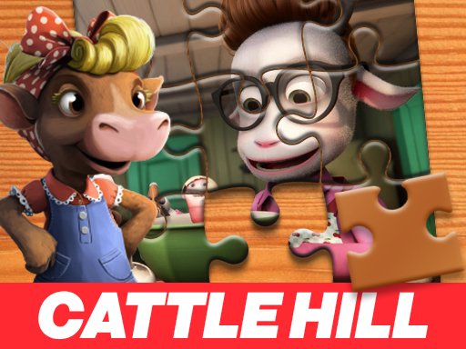 Christmas at Cattle Hill Jigsaw Puzzle Game Image